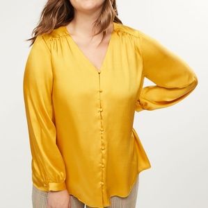 Lane Bryant Silky button front blouse